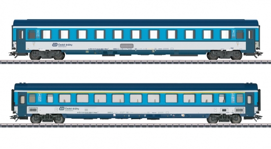 Trix 21505.2 H0 Reisezugwagen, ČD 2er-Set