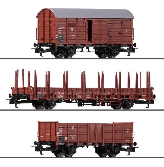 Trix 21531.2 H0 Güterwagen, DR 3er-Set