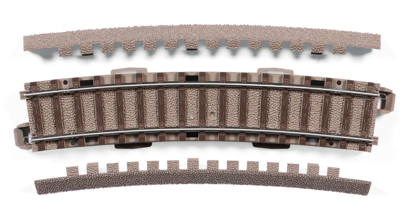 Preview: Trix 62315 H0 C-Gleis Gebogenes Gleis R3 / 15° 
