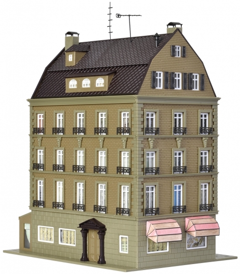 Preview: Vollmer 43783 H0 Café mit Inneneinrichtung & LED-Beleuchtung