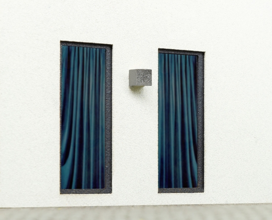 Preview: Viessmann 6026 H0 Wandleuchte modern, 2 LEDs warmweiß