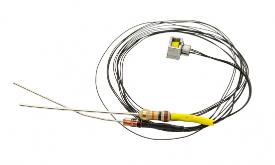 Preview: Viessmann 6026 H0 Wandleuchte modern, 2 LEDs warmweiß