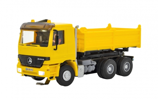 Preview: Viessmann 8015 H0 MB ACTROS 3-achs Muldenkipper mit Rundumleuchten, gelb, Basis, Funktionsmodell