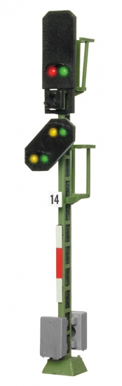 Viessmann 4014 H0 Licht-Blocksignal mit Vorsignal