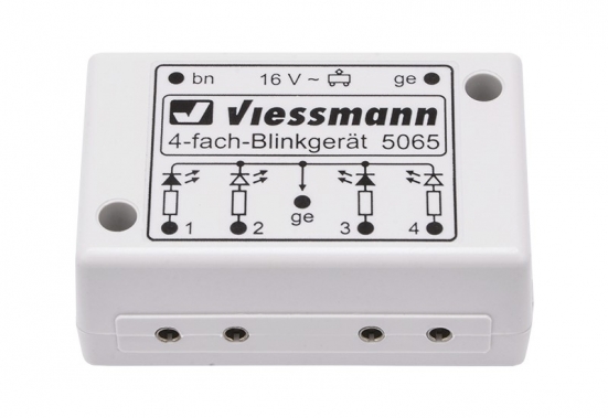 Viessmann 5065 Vierfach-Blinkelektronik für Andreaskreuze