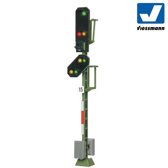 Viessmann 4015 H0 Licht-Einfahrsignal mit Vorsignal