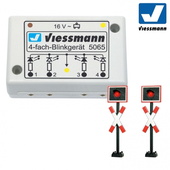 Viessmann 5060 H0 Andreaskreuze mit Blinkelektronik
