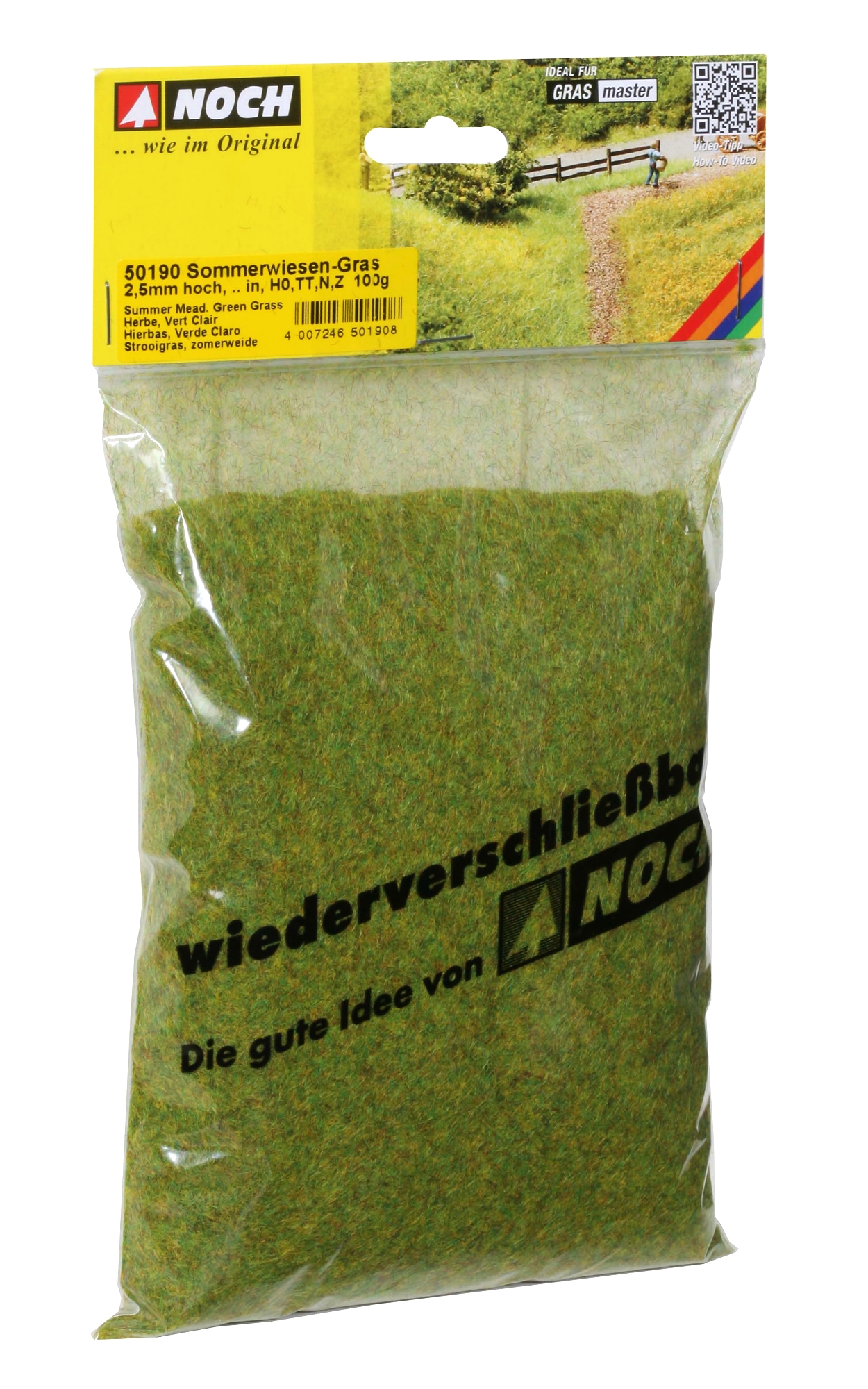 Erlebniswelt Modellbahn - NOCH 50190 Streugras Sommerwiese 2,5 mm, 100g