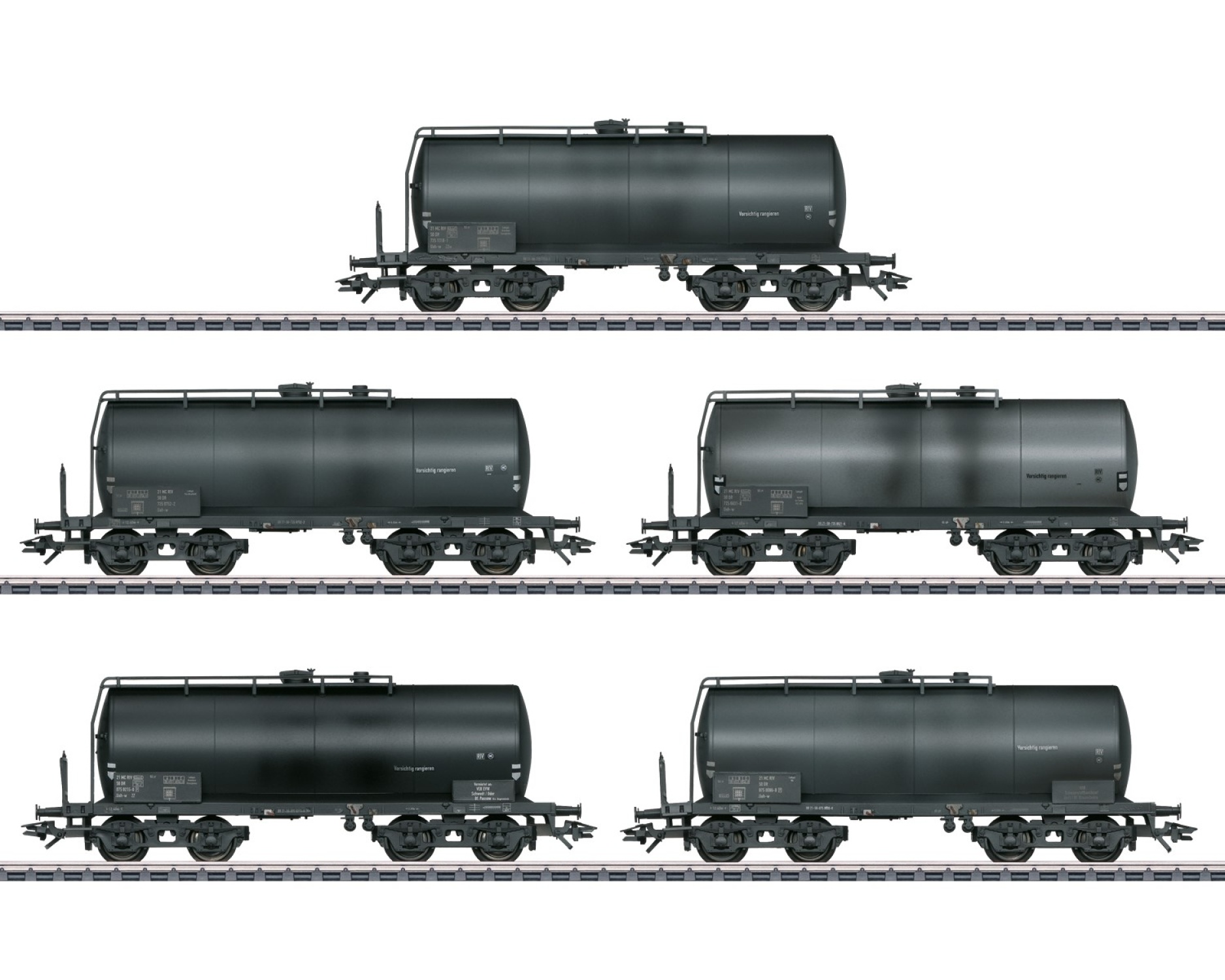 Märklin 46538 H0 Einheitskesselwagen Uerdingen, DR 5er-Set 