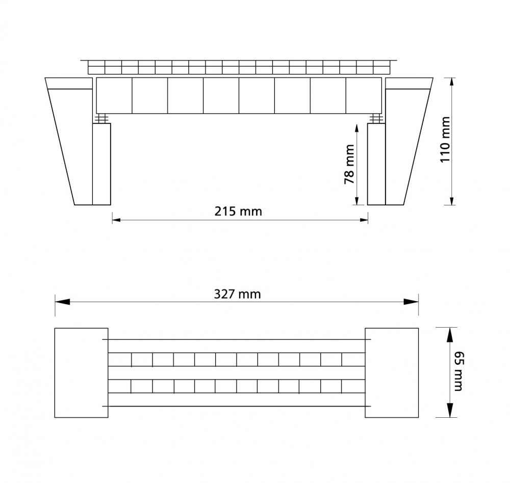 Auhagen 11341 H0 Stahlbrücke