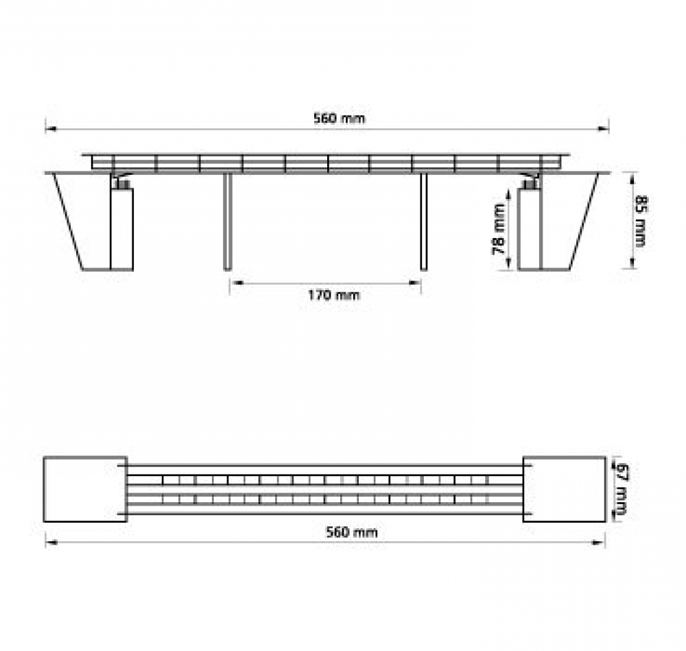 Auhagen 11430 H0 Pendelpfeilerbrücke