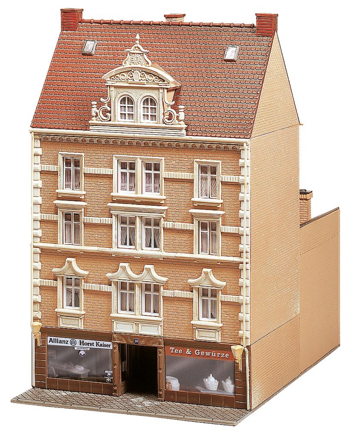 FALLER 130448 H0 Stadthaus Allianz + Tee & Gewürze 