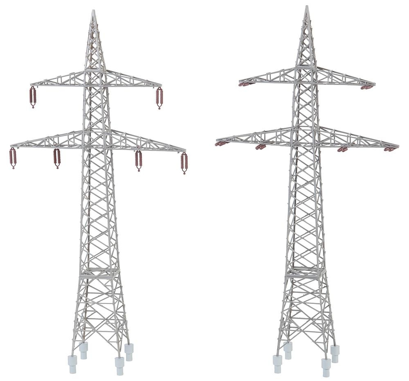 FALLER 130898 H0 2 Freileitungsmasten (100 kV) 
