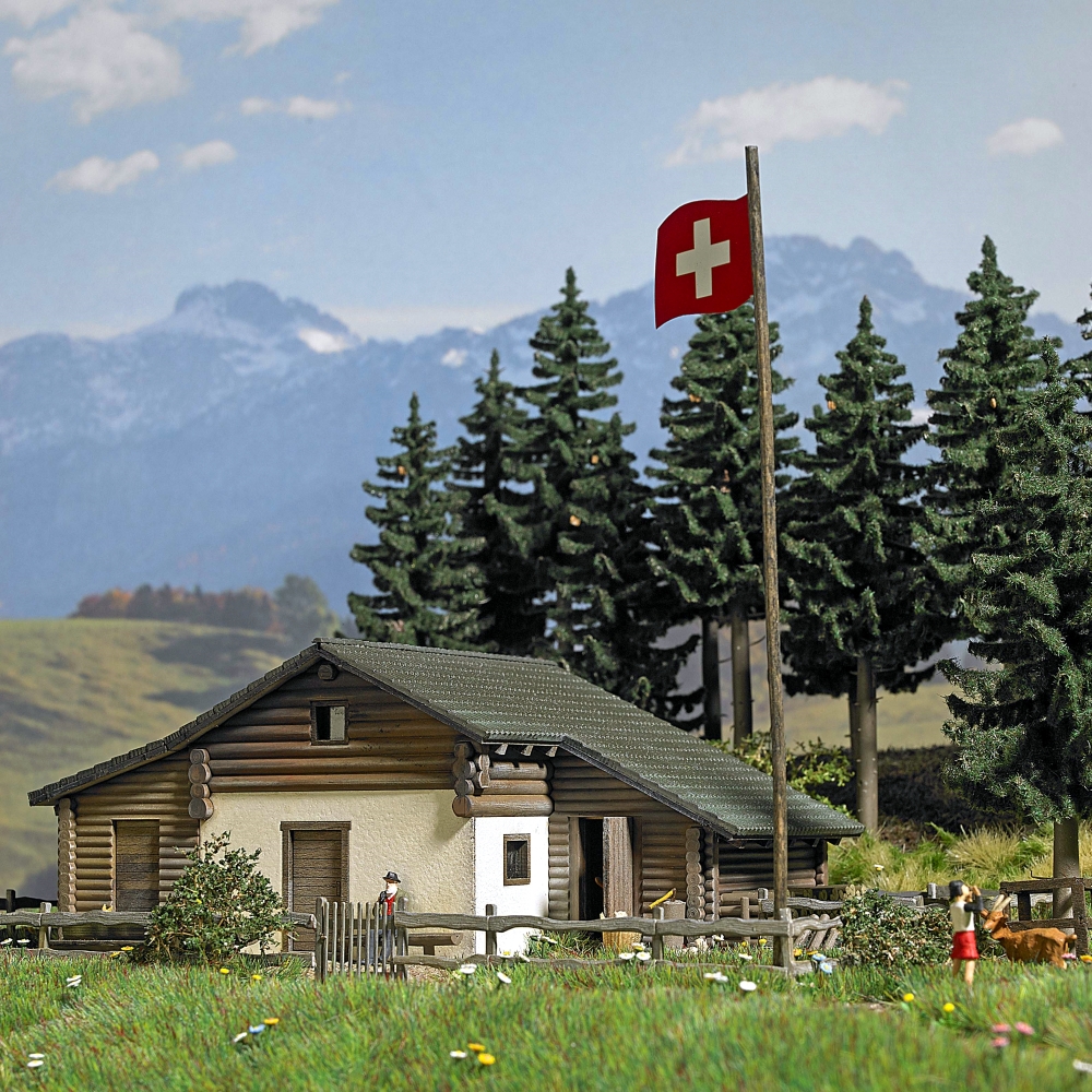 BUSCH 1443 H0 Almhütte (Heidialp)
