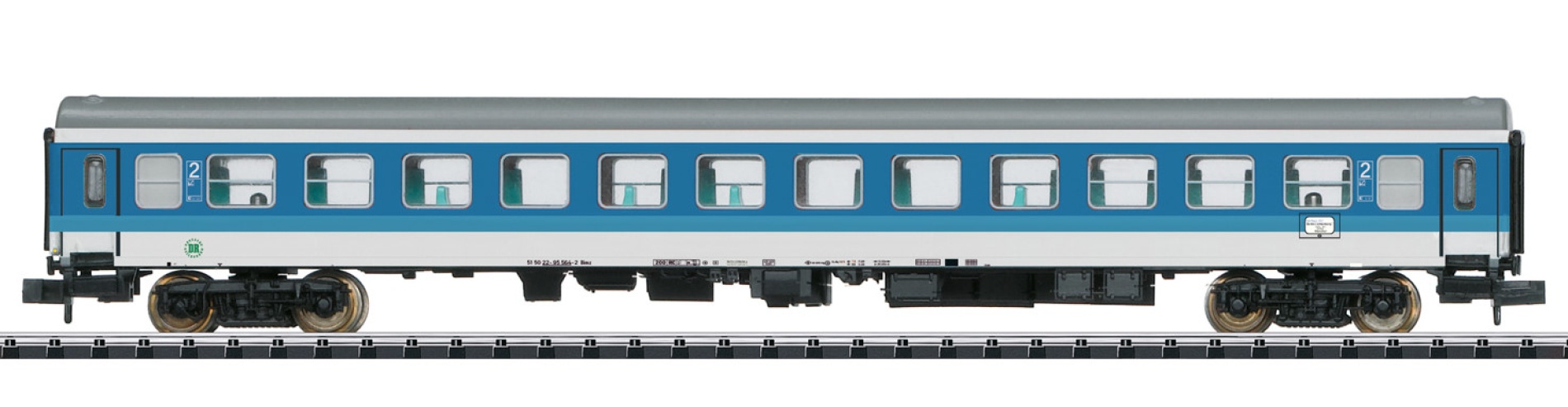 Minitrix 15898 N Schnellzugwagen Interregio 2. Klasse, DR 