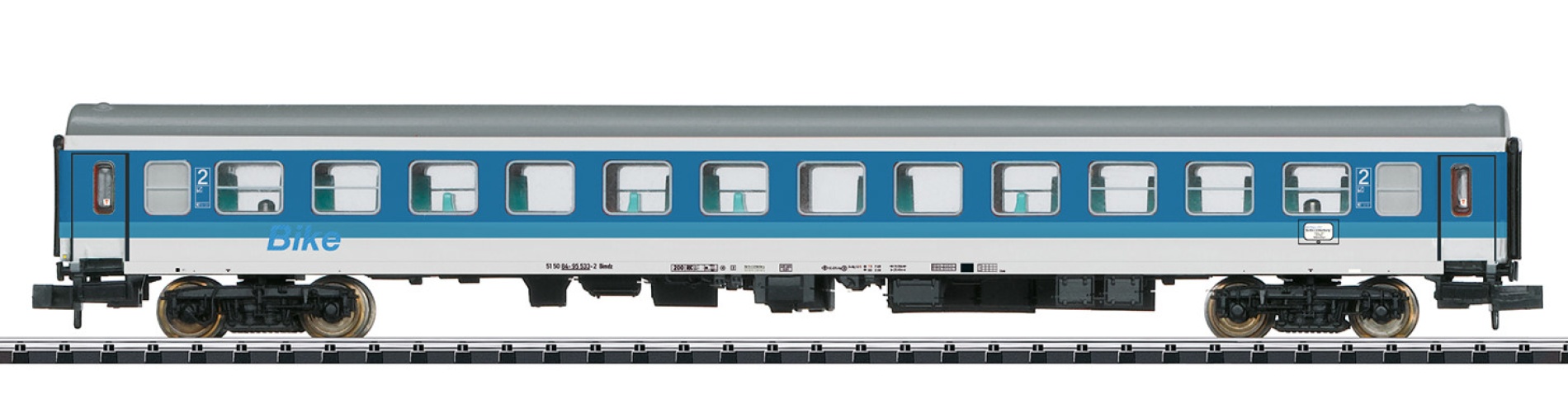Minitrix 15899 N Schnellzugwagen Interregio 2. Klasse, DR 