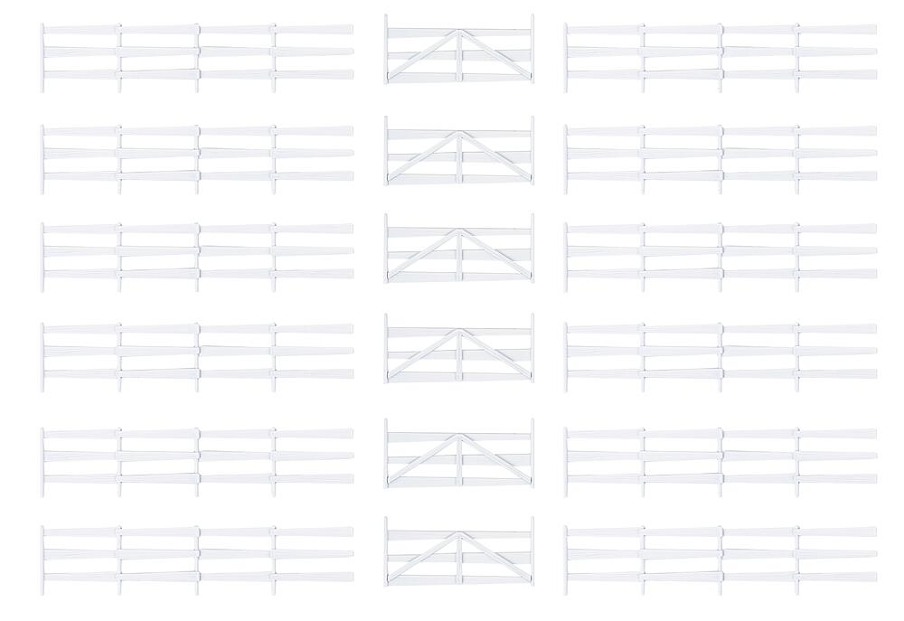 FALLER 180416 H0 Koppelzaun, weiß