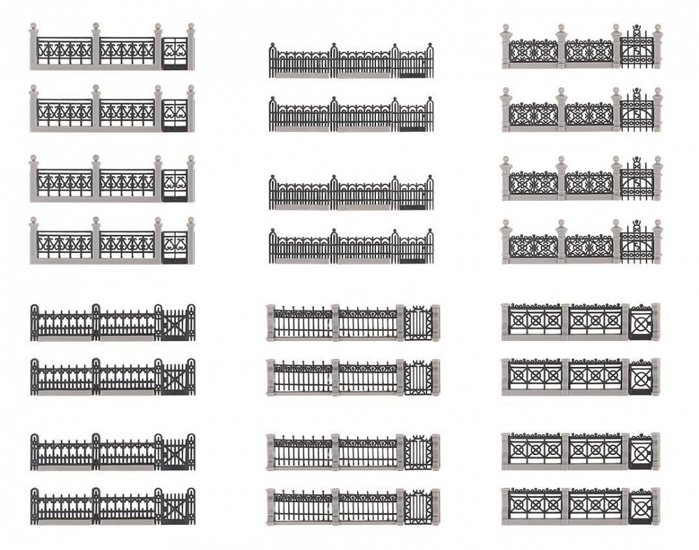 FALLER 180417 H0 Eisenzäune-Set