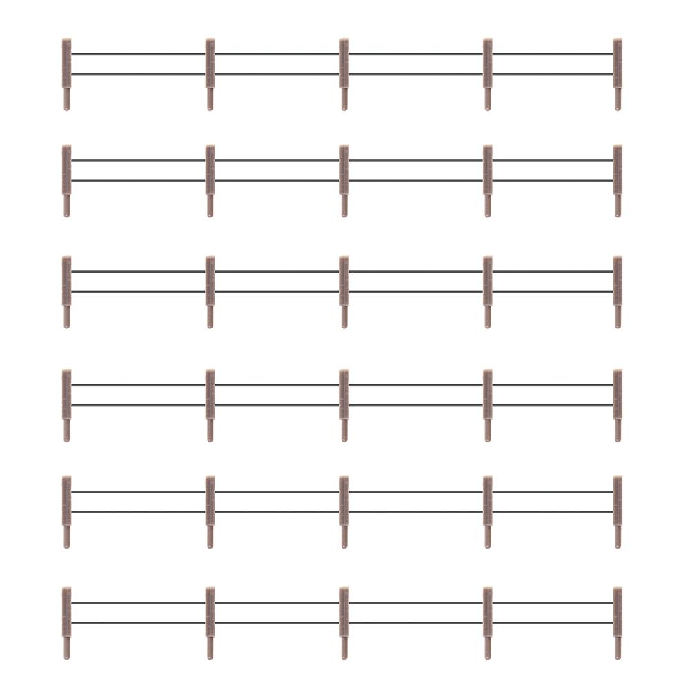 FALLER 180432 H0 Eisenzaun mit Betonpfosten