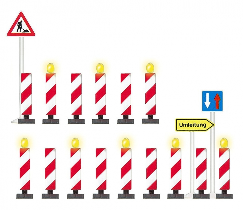 BUSCH 5917 H0 15 Warnbaken mit Lauflichtschaltung