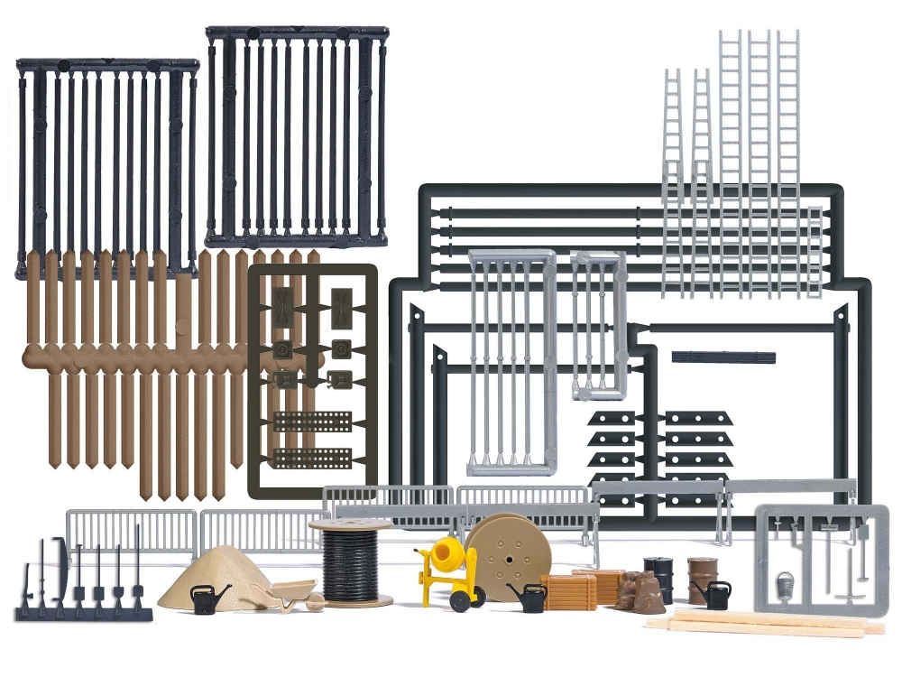 BUSCH 1376 H0 Baustellen-Set