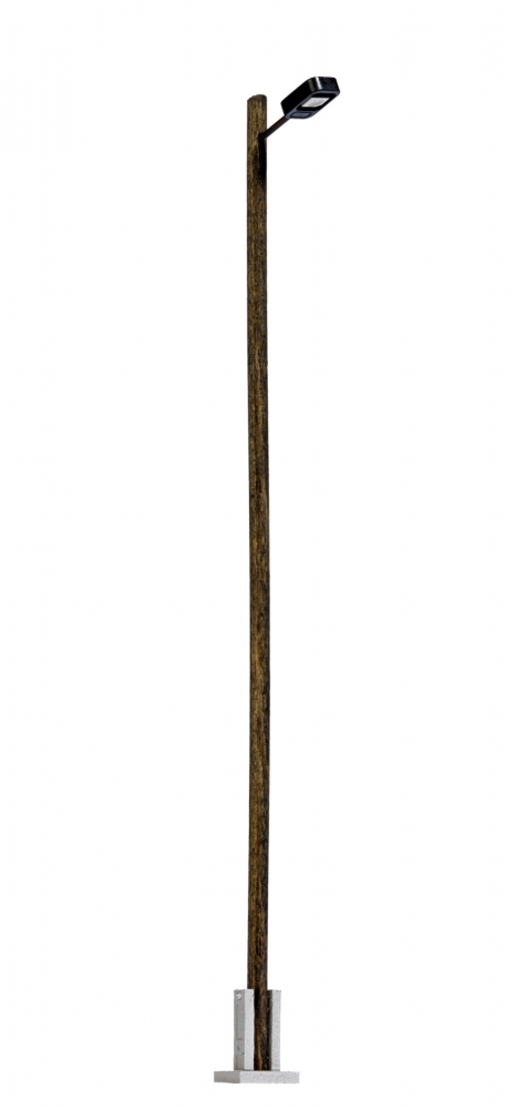 BUSCH 4110 H0 Bahnhofsleuchte (gelb)