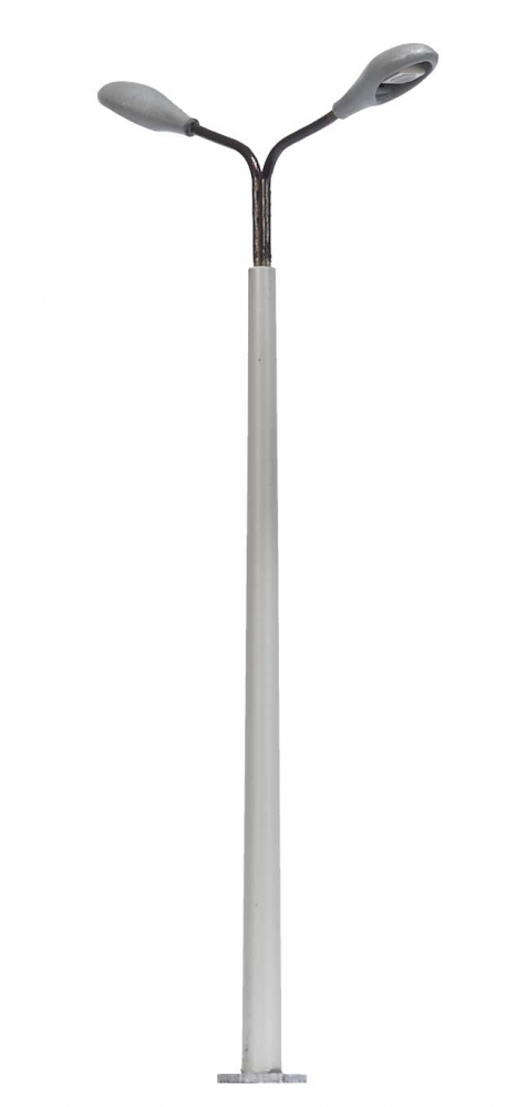 BUSCH 4138 H0 Betonmast mit 2 Leuchten