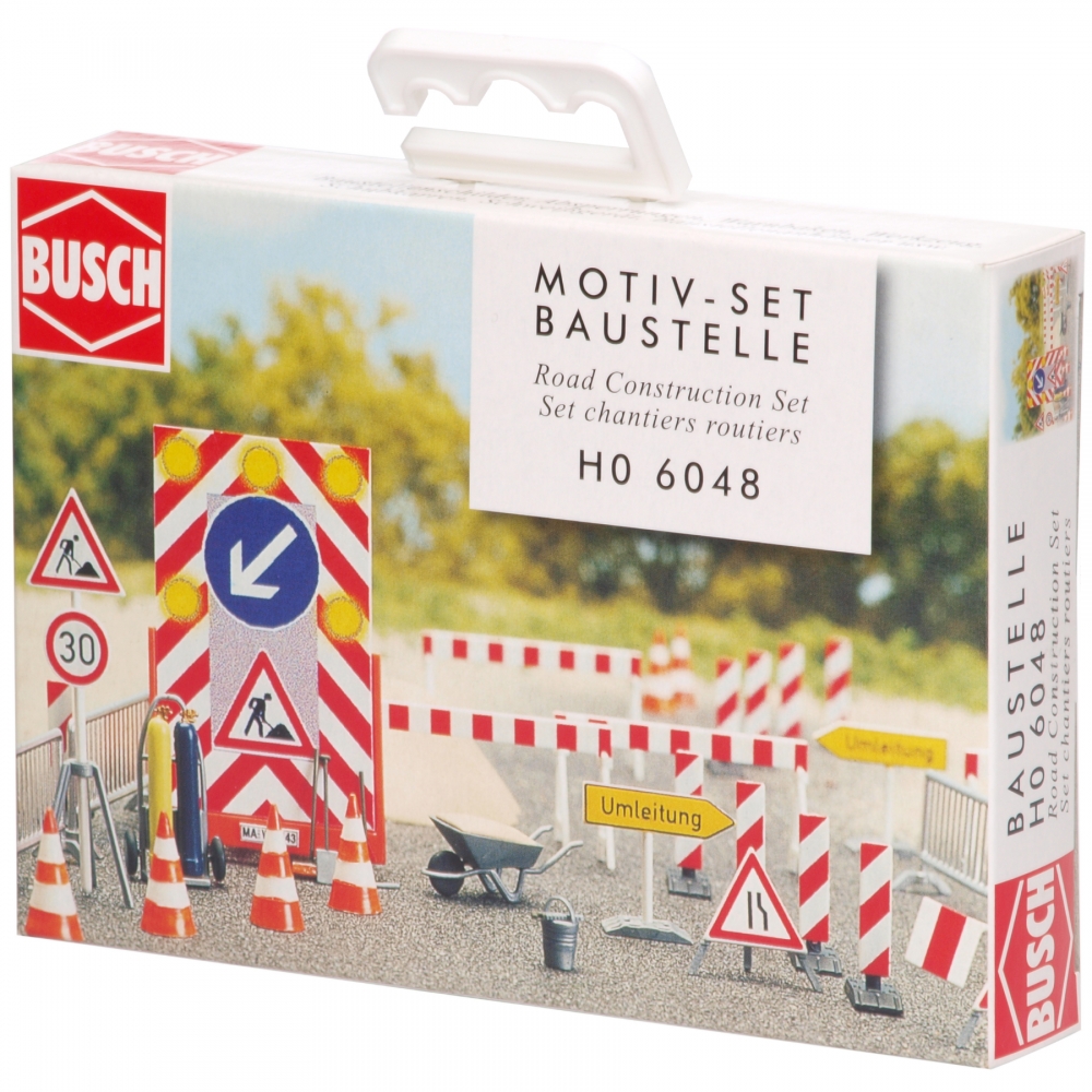 BUSCH 6048 H0 Baustellen-Set