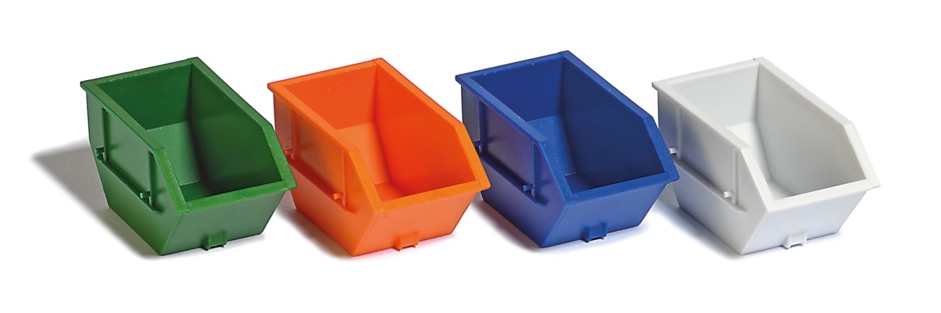 BUSCH 7753 H0 Mini-Set 4 Absetzcontainer 2,5 m³ 