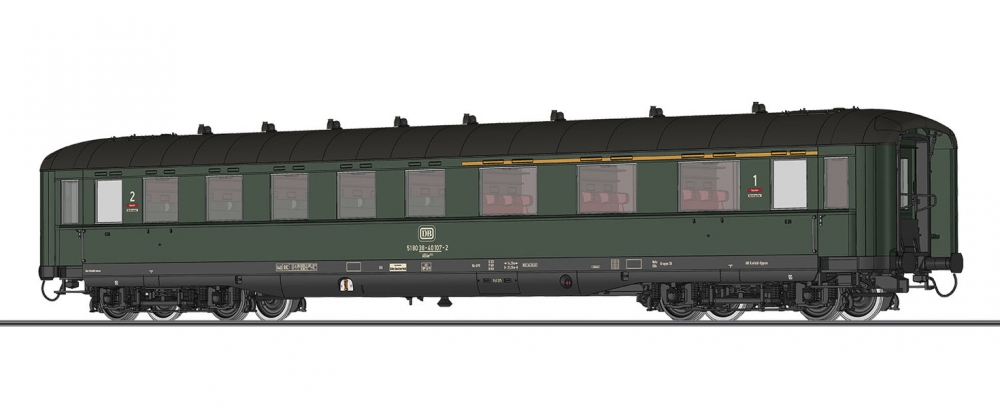 BRAWA 51082 H0 Personenwagen ABüe334, DB