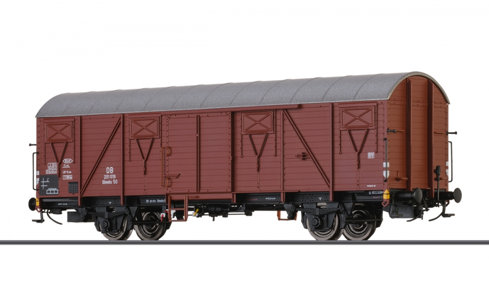 BRAWA 51292 H0 Gedeckter Güterwagen Glmehs50, DB