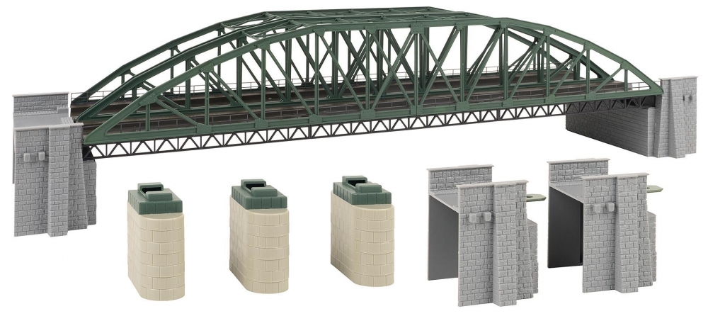 FALLER 120507 H0 Bogenbrücke, 2-gleisig