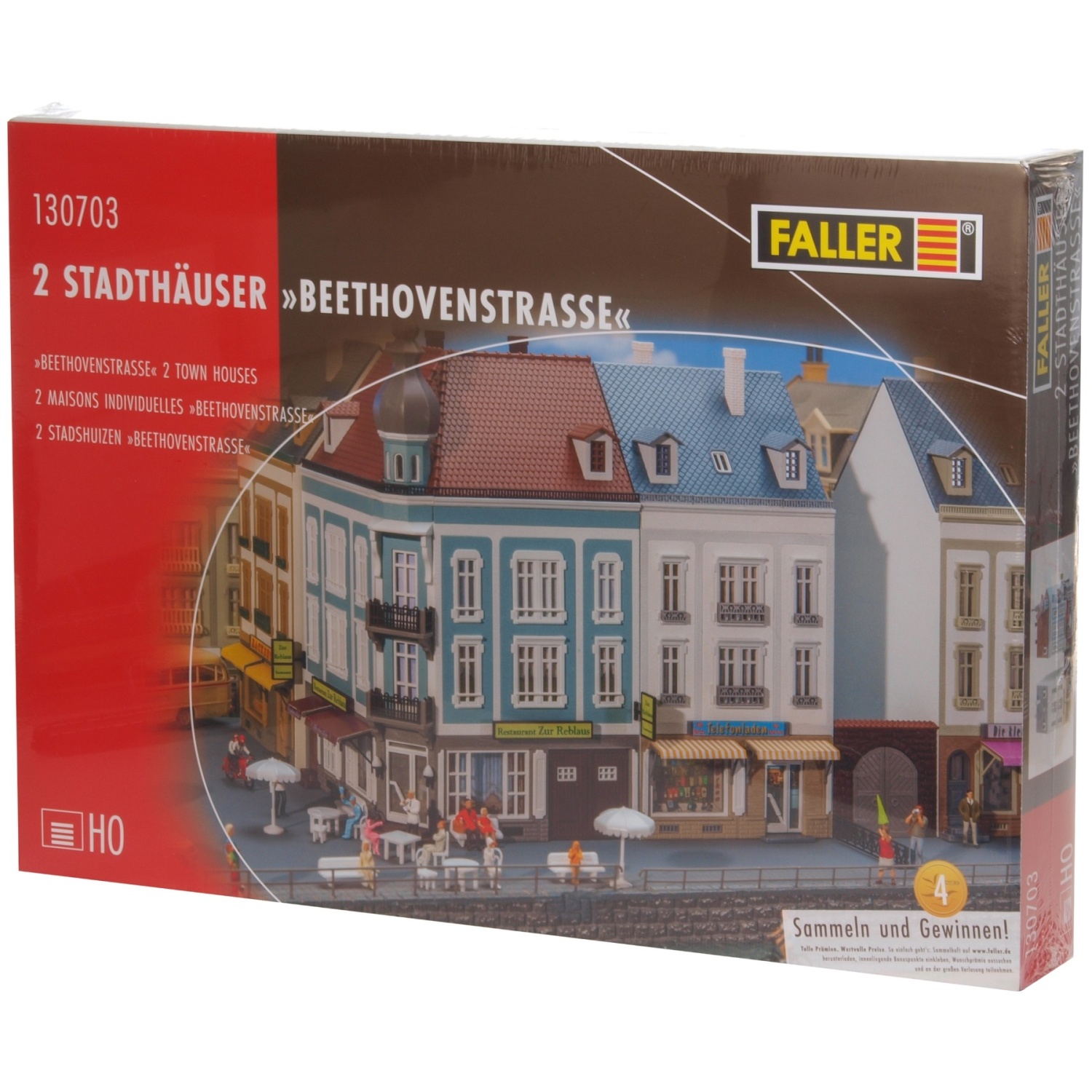 FALLER 130703 H0 2 Stadthäuser Beethovenstraße 