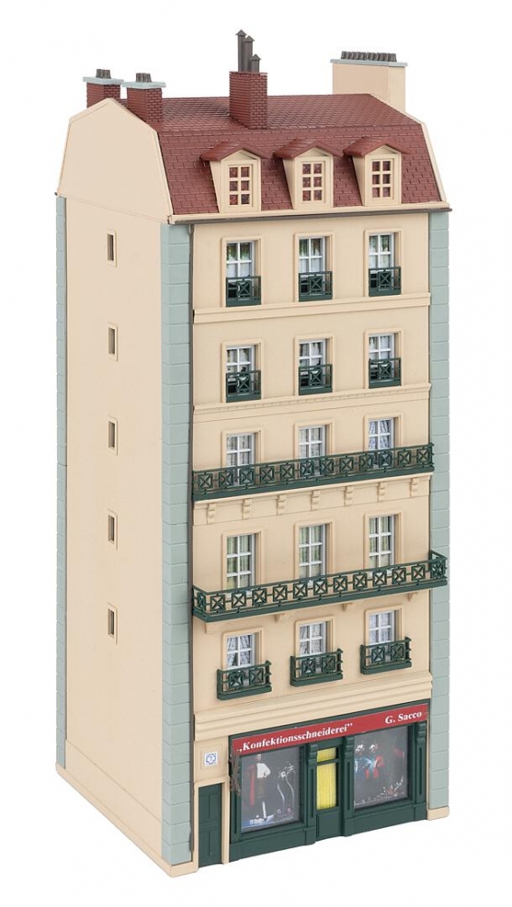 FALLER 130712 H0 Stadthaus, 6-stöckig