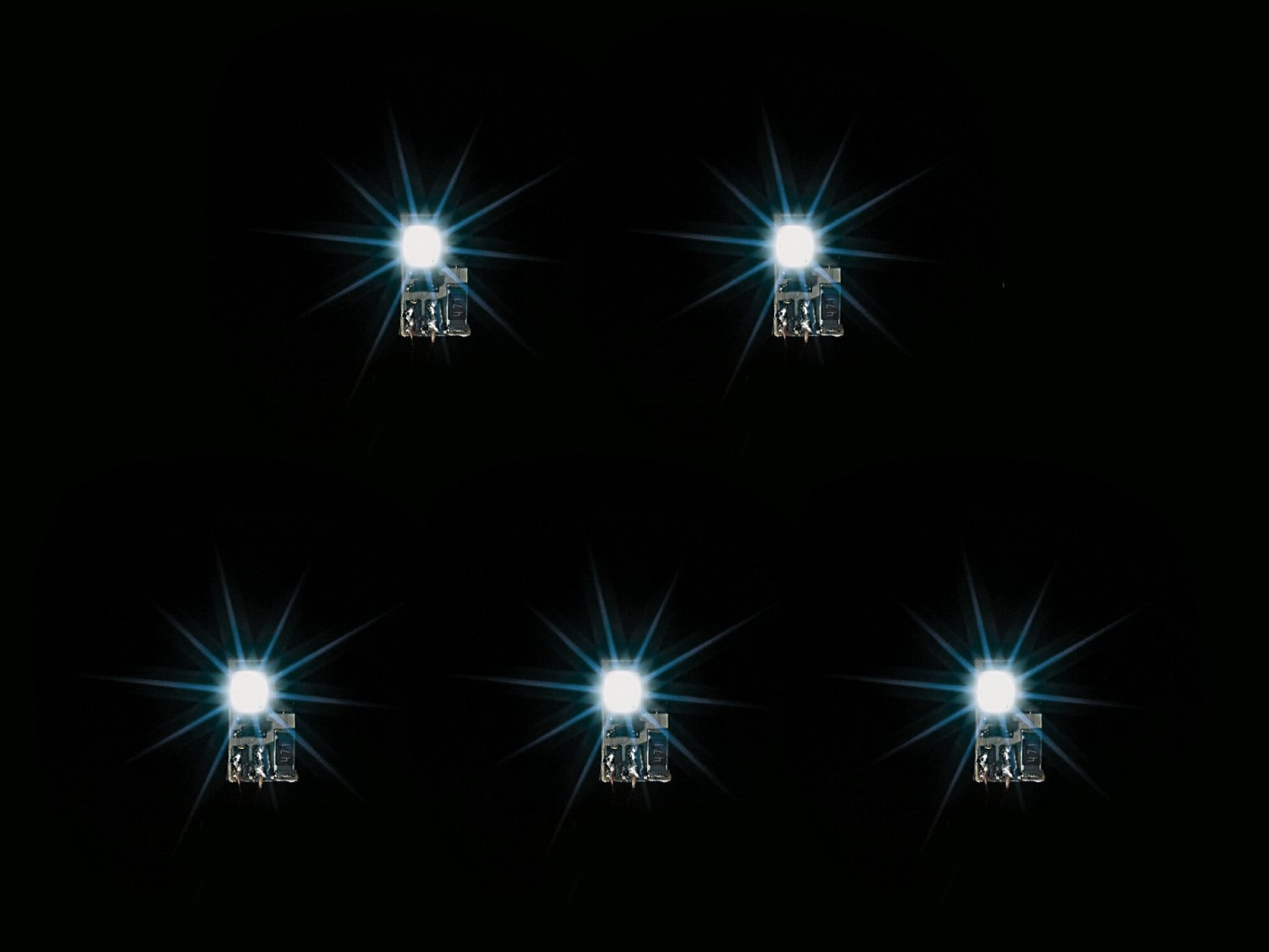 FALLER 180647 LEDs, weiß (5 Stück) 