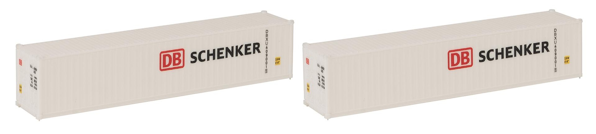 FALLER 182153 H0 40' Container DB, 2er-Set 