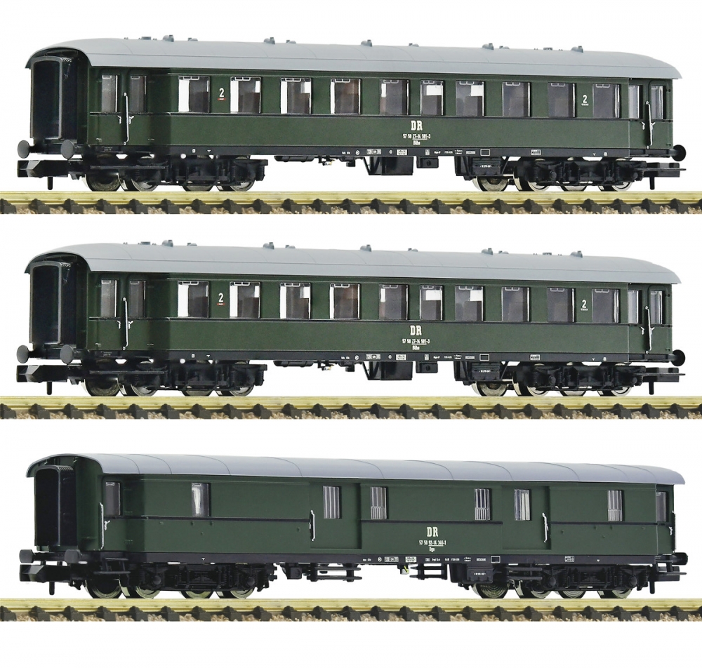 Fleischmann 6260020 N Eilzugwagen, DR 3er-Set