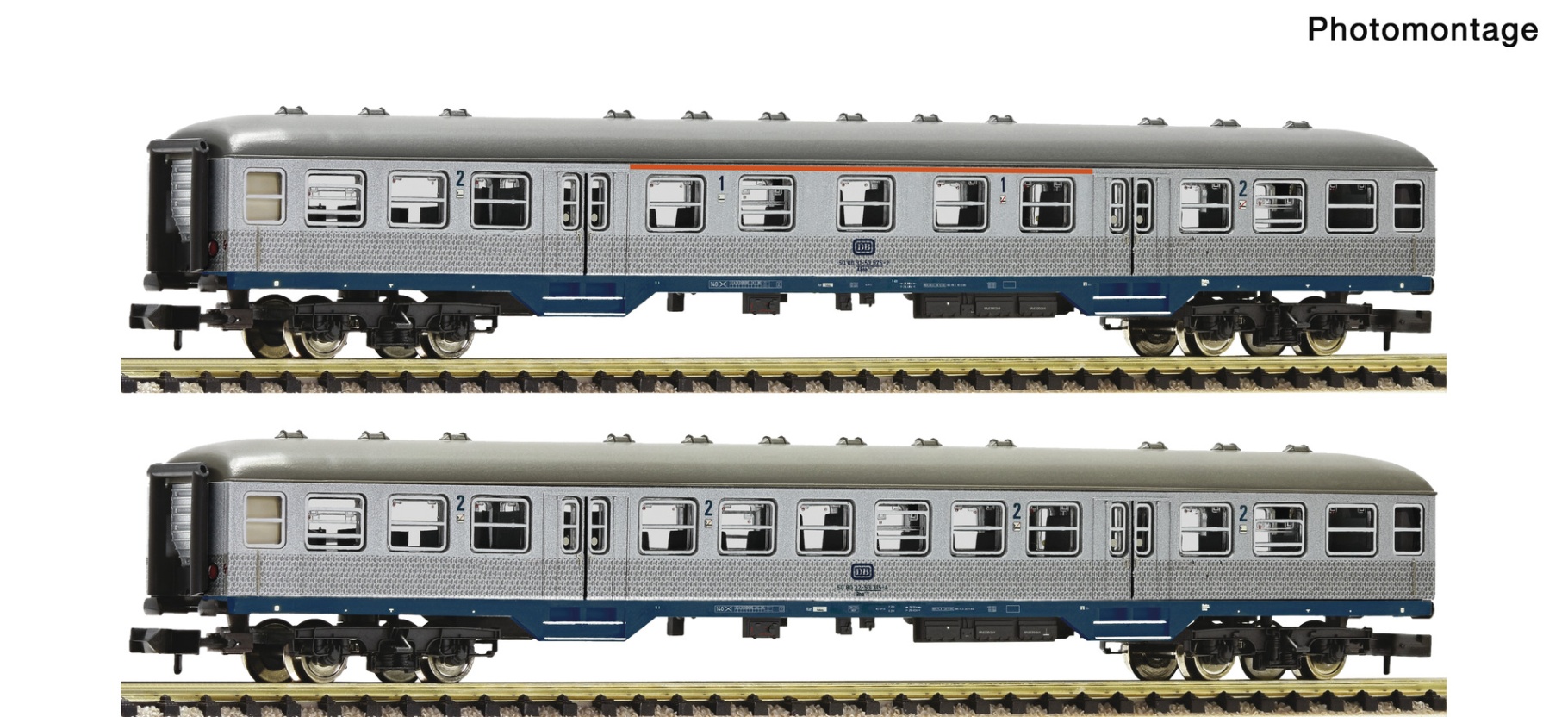 Fleischmann 6260111 N Nahverkehrswagen, DB 2er-Set 
