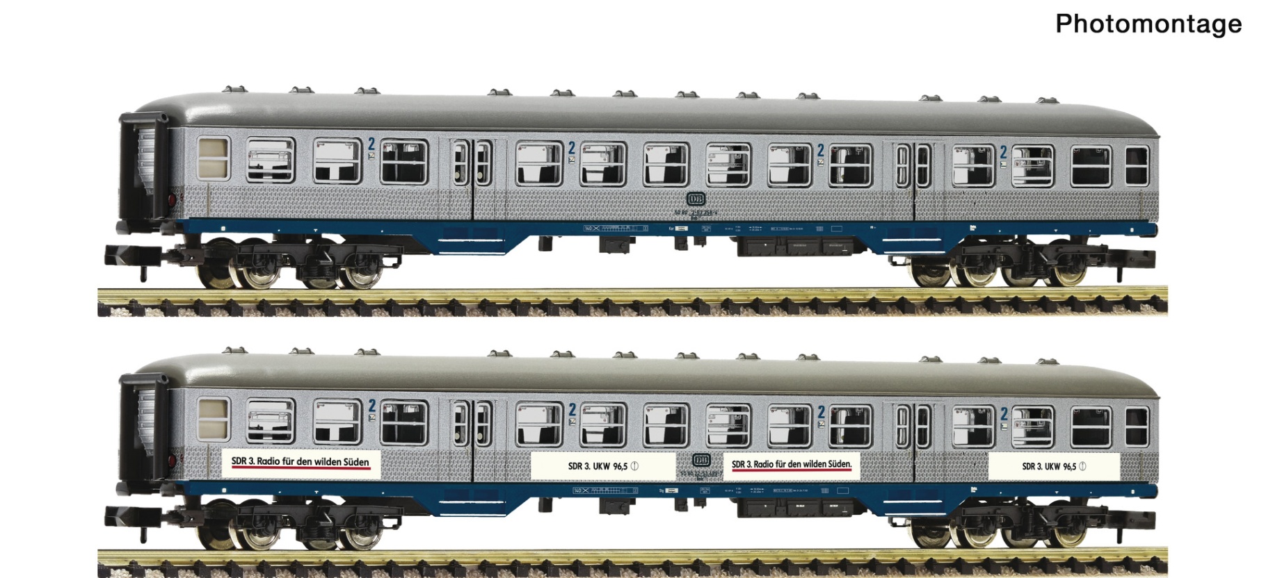 Fleischmann 6260112 N Nahverkehrswagen, DB 2er-Set 