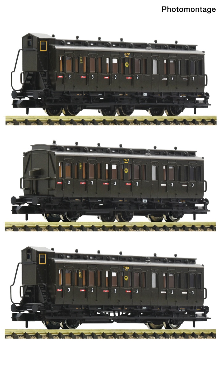 Fleischmann 6260128 N Personenwagen, DRG 3er-Set 