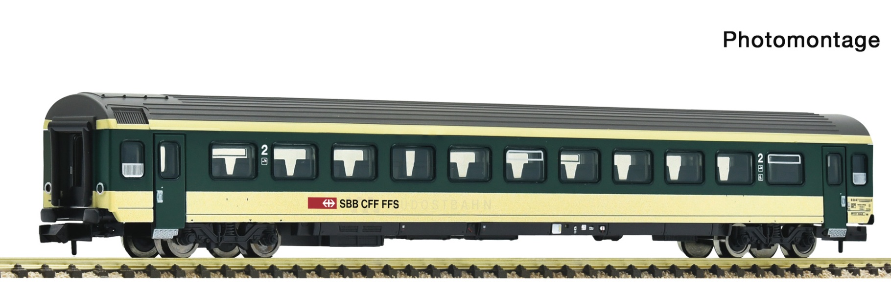 Fleischmann 6260133 N Reisezugwagen 2. Klasse, SBB 