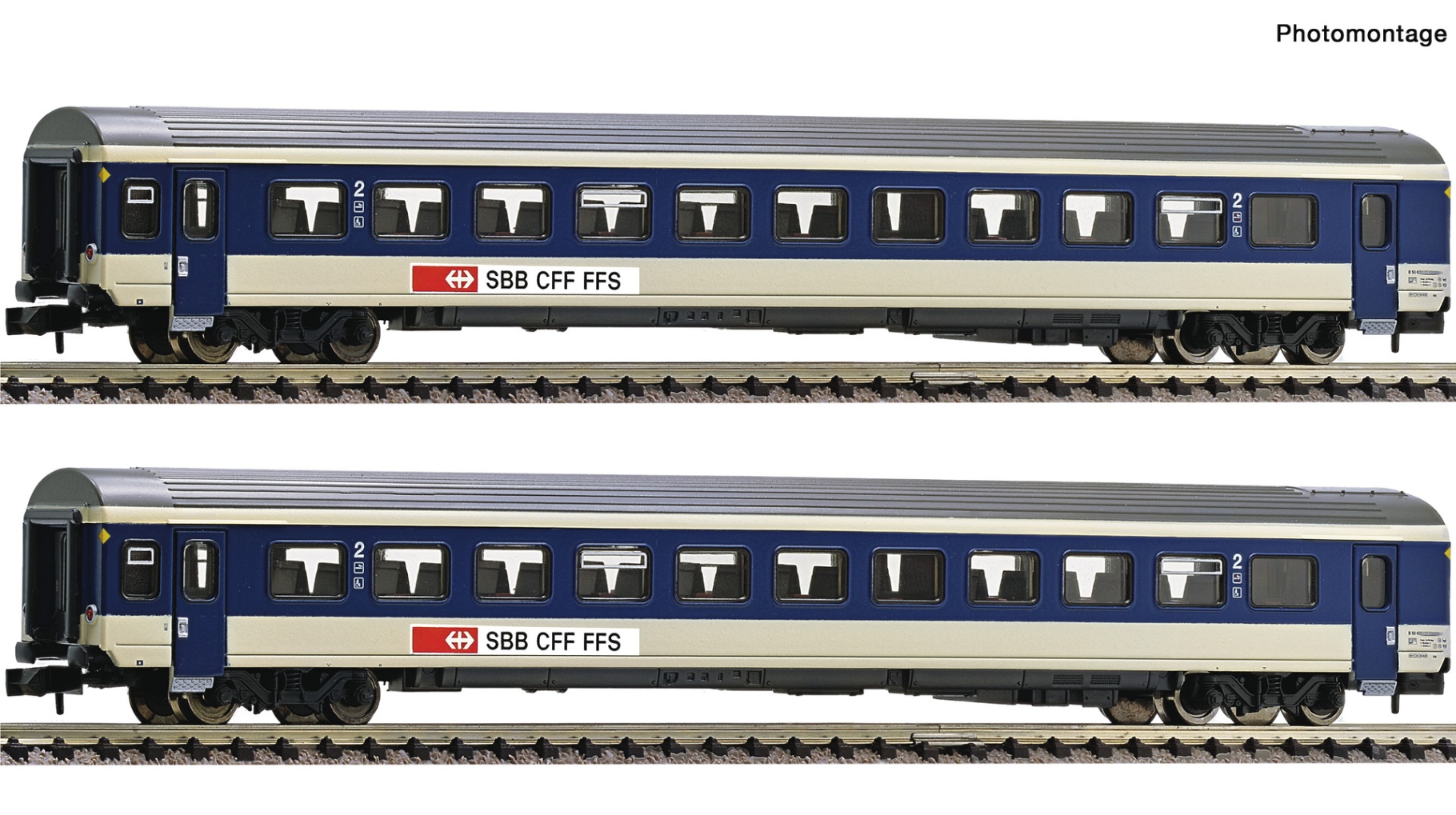 Fleischmann 6260135 N Reisezugwagen, SBB 2er-Set 