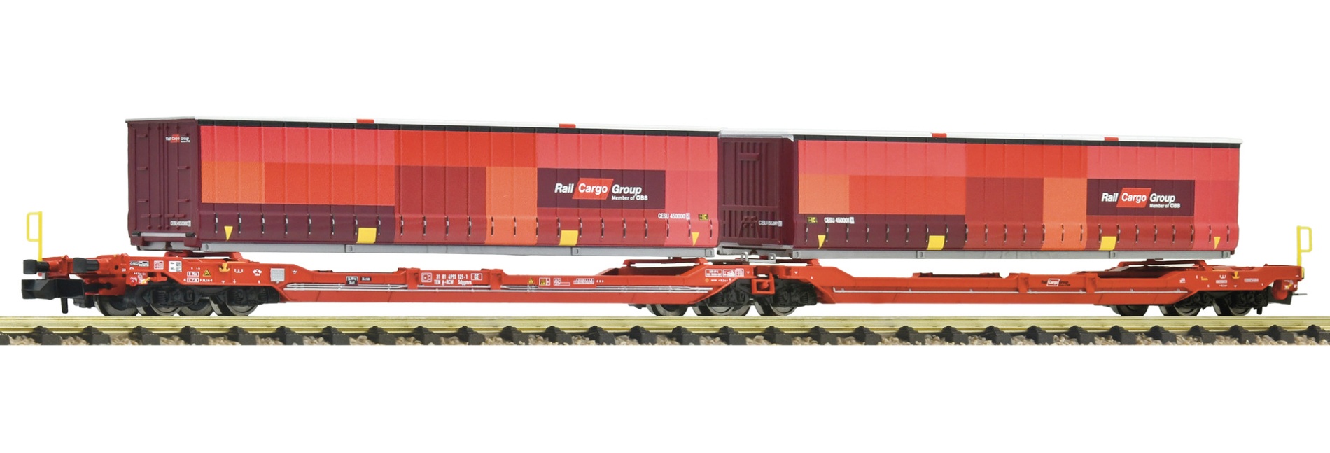 Fleischmann 6660133 N Doppeltaschen-Gelenkwagen T3000e, ÖBB/RCW