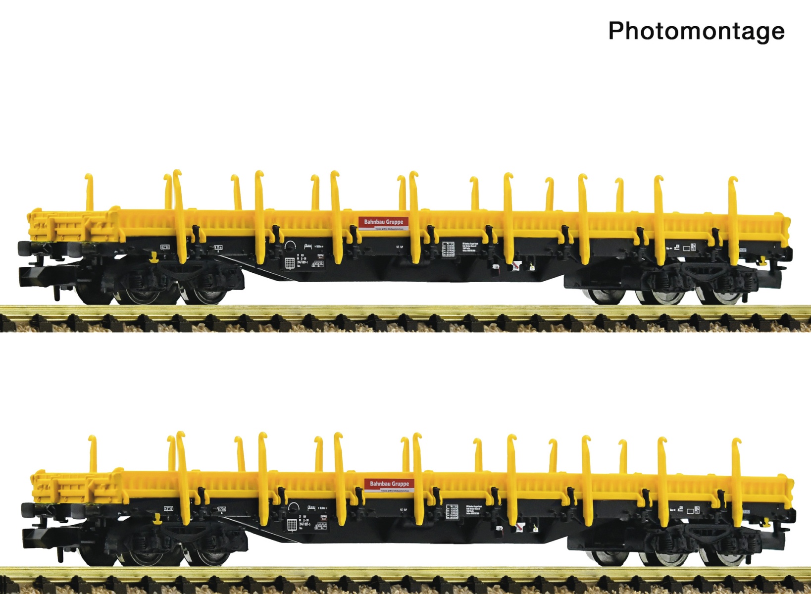 Fleischmann 6660203 N Rungenwagen, DB AG 2er-Set 