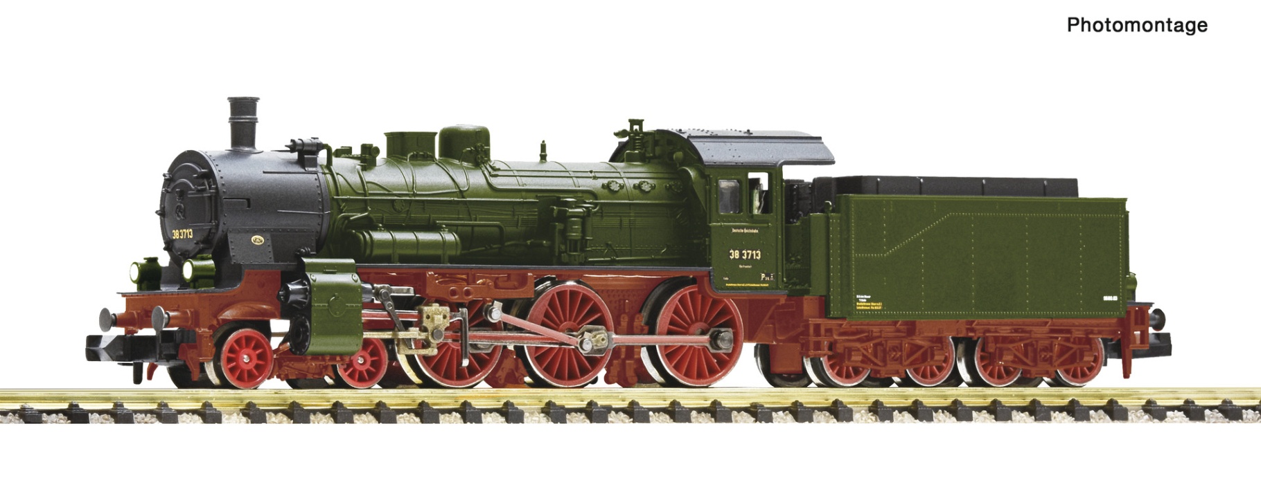 Fleischmann 7170045 N Dampflok 38 3713, DRG, Digital 