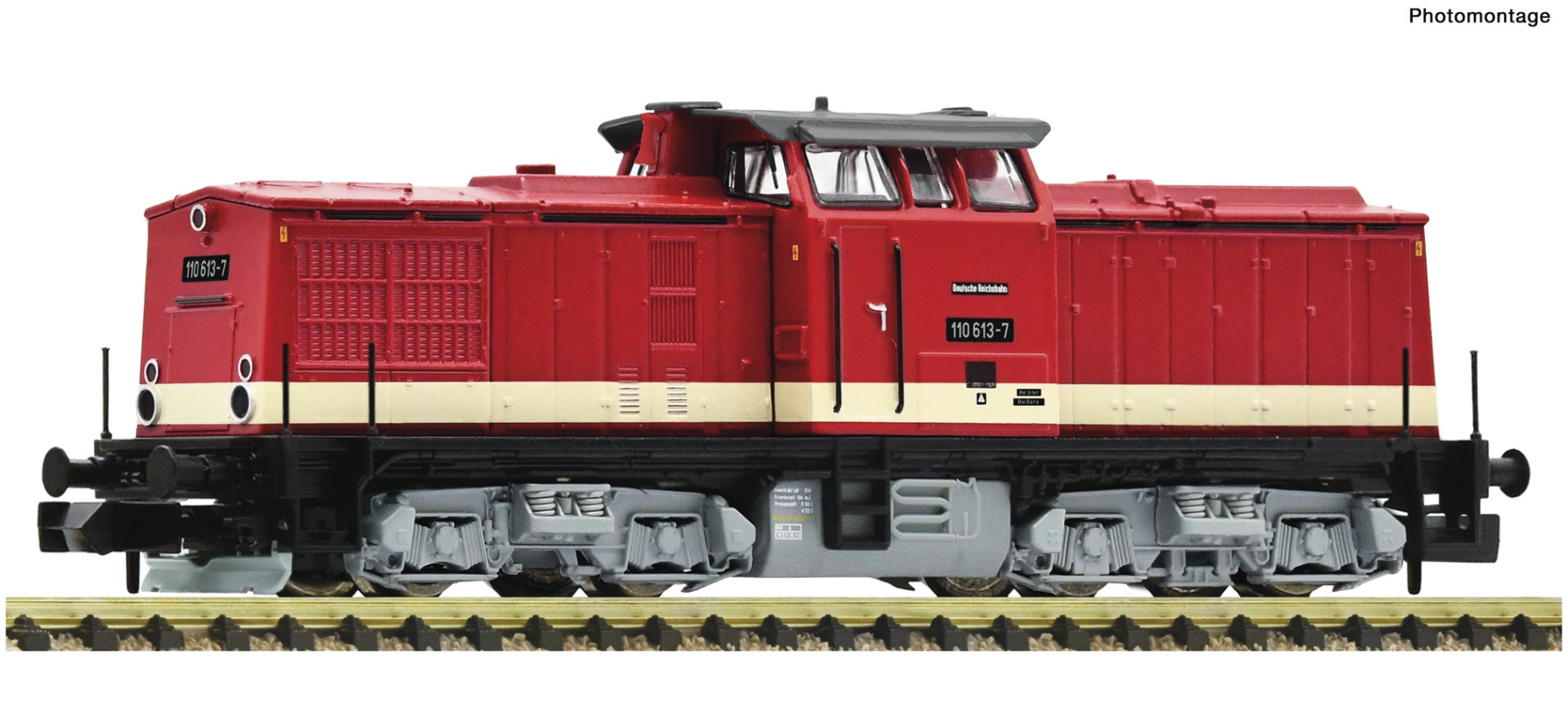 Fleischmann 7360046 N Diesellok 110 613-7, DR, Analog 