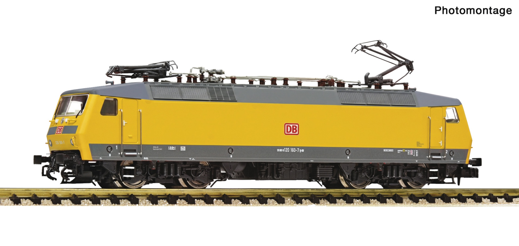 Fleischmann 7560104 N E-Lok BR 120 160-7, DB Netz, Analog 
