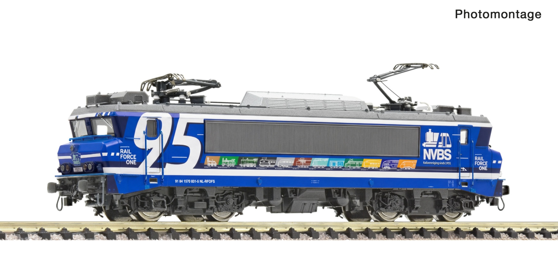 Fleischmann 7570090 N E-Lok 1931 „95 Jahre NVBS“, Rail Force One, Sound