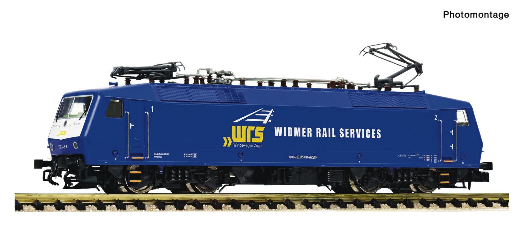 Fleischmann 7570105 N E-Lok BR 120 145-8, WRS, Sound 