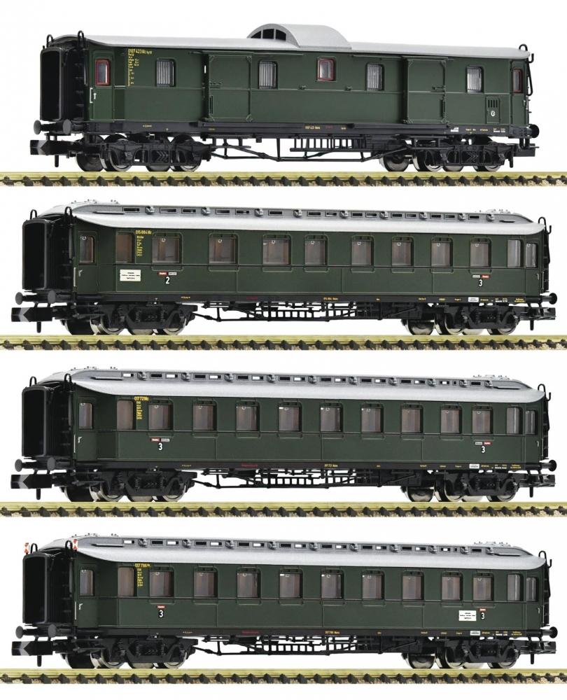 Fleischmann 808002 N Schnellzugwagen, DB 4er-Set